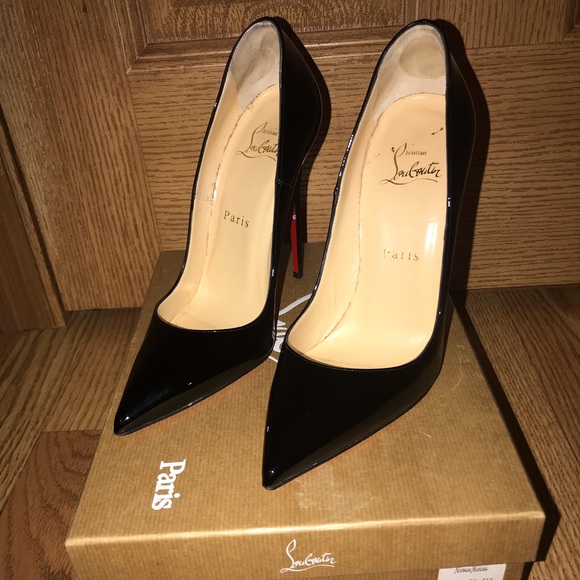 Christian Louboutin Shoes - Black patent 120 mm "So Kate" Christian Louboutin